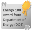 Energy 100 Award from the U.S. Department of Energy